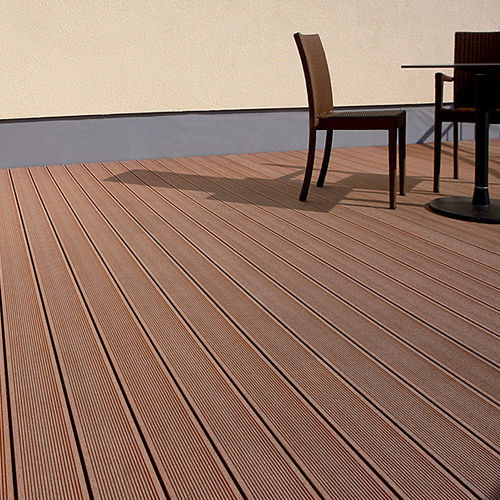 Exterior Bamboo Composite Decking Hollow WPC Decking 2.2/2.9/5.6m