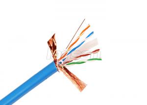 Buy cheap FTP UTP SFTP 4 Pairs BC CCA Network Lan Cable , Indoor Cat 6 FTP Cable 305m Pull / Box product