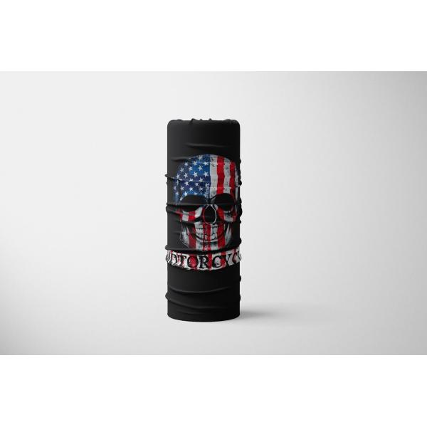 Vintage Printed Men Cool USA Flag Custom Tube Bandanas