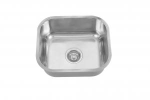 Buy cheap Polished Undermount Stainless Steel Kitchen Sink Small Single Bowl 42 X36cm product