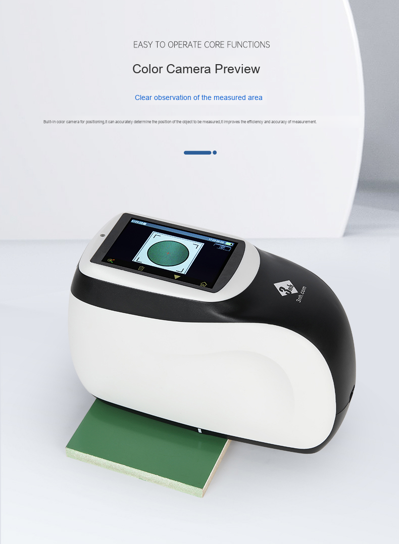 Portable Car Metallic Paint Colorimeter Multi-Angle Spectrophotometer MS3003 Three-Angle 25/45/110 Pearl Color Testing