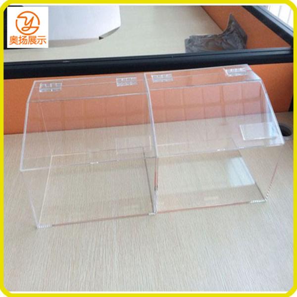 China factory customized acrylic candy box acrylic food box in the supermarket