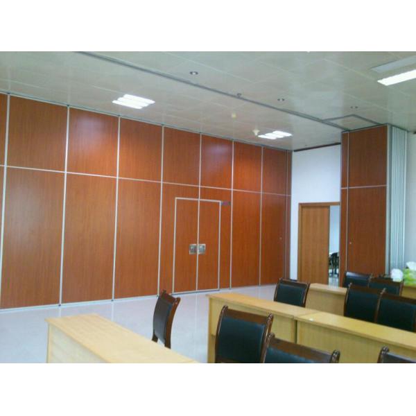 Plywood Museum Folding Sound Dampening Panels , Sound Proof Partition Walls For Exhibition