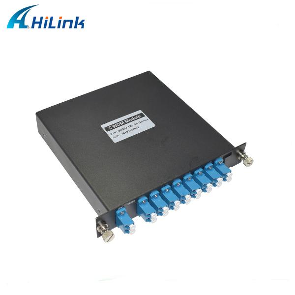 8CH DWDM Module Pluggable LGX Box Package DWDM Mux Demux Dual Fiber With LC UPC
