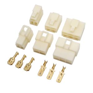 Buy cheap 6.3mm Crimp Terminal Housing Car Electrical Connectors 1 Way Pin to 8 Way Pin product