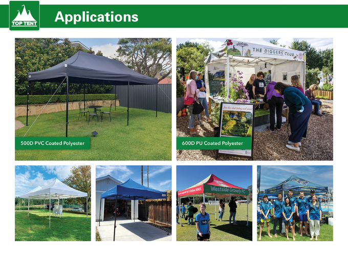 3x3m Folding Tent Pop Up Canopy with sublimation printed artwork