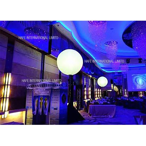 Warm White Event Space Lighting Balloon 120CM , 110V Led Lights For Wedding Decorations