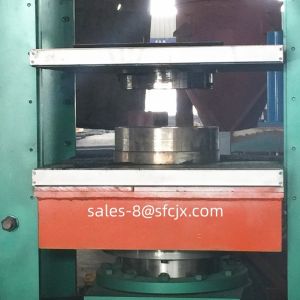 Adjustable Pressure Settings Powder Solid Tire Rubber Vulcanizing Press Machine