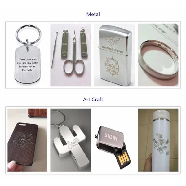 Dustless 20W Fiber Laser Marker Machine Desktop Laser Engraver