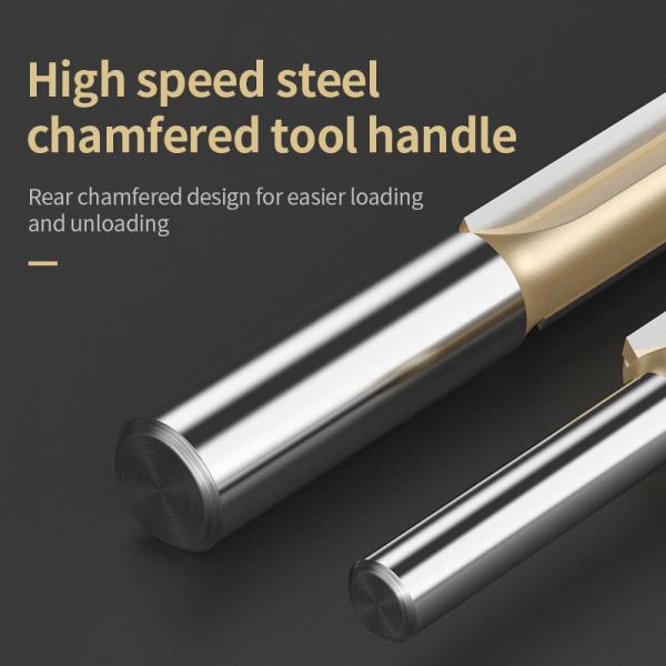 Straight Knife Router Table Edge Trimming Double Edge Trim Router Bit 3 Flutes