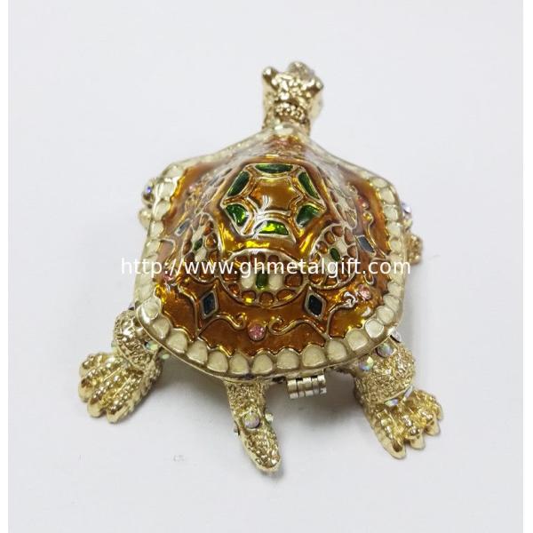 China Manufacturer Turtle Shape Trinket Box Turtle Jewelry Box for Jewelry