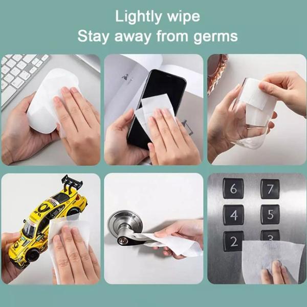 OEM Design Non Toxic Disinfectant Wipes , Soft Sterile Prep Pads