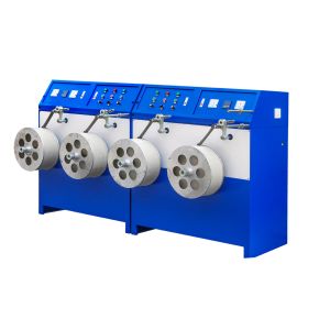 Strapping Band Winding Machine Semi Automatic Double Station