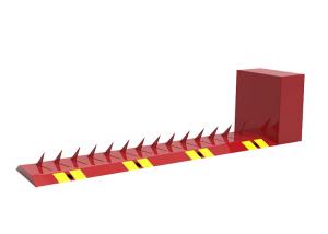 Buy cheap Traffic Barrier A3 Steel Spikes Tyre Killer 7m Length PLC Remote Control product