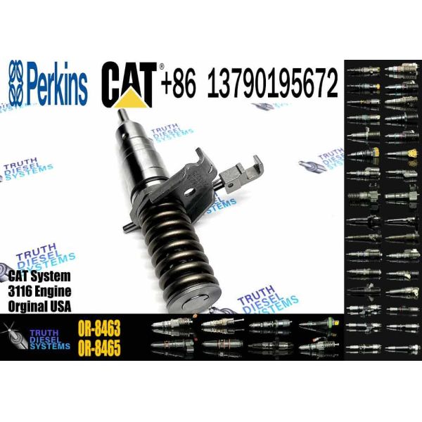 High Quality Diesel Engine Parts Fuel Injector 0R8463 0R-8463 for CAT 3116 Excavator Engine