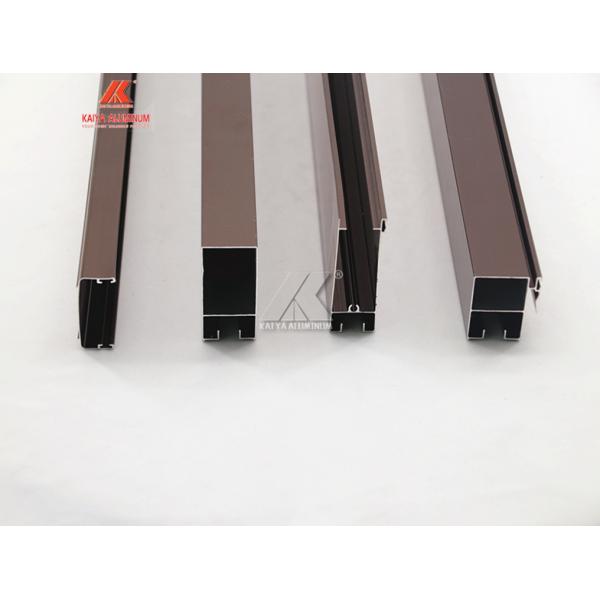 6063 T5 Structural Sliding Door Aluminum Window Extrusion Profiles Anodized