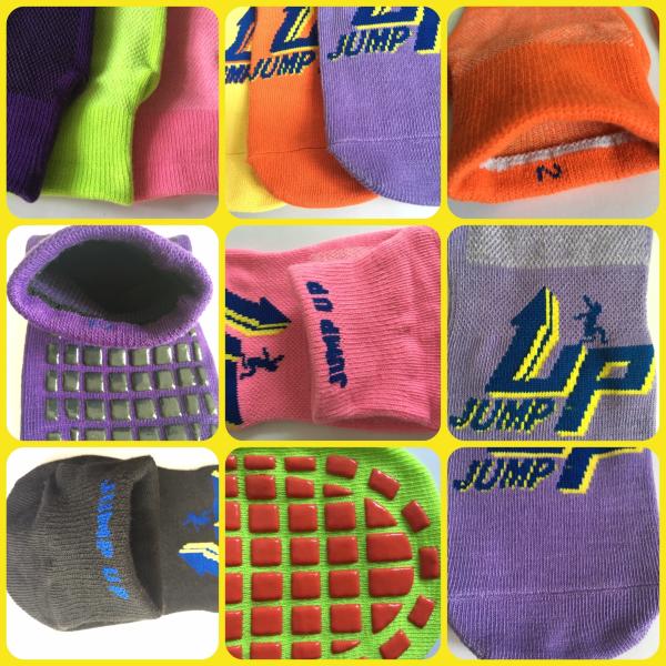 China Wholesale Trampoline Type Socks/ Polyester Kids Sports Trampoline Socks/ Non Slip Yoga Socks Kids Trampoline Socks