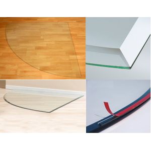 Buy cheap Tempered Glass Hearth Plate Transparent Impact Resistance 8mm product