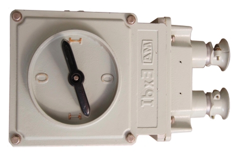 Buy cheap BHZ51 Explosion Proof Switch 220VAC 10A-100A Wall Mount Hazardous Area product