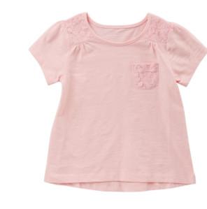 Quality Short Sleeve Girl Pink Summer Shirts for sale
