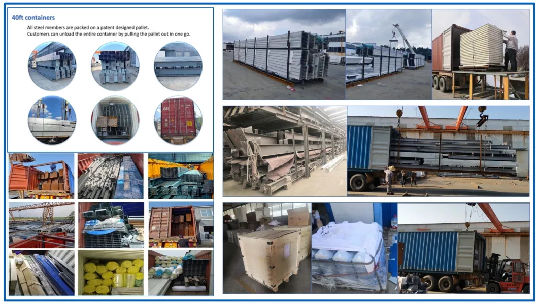 Custom Steel Structure Shed Fabrication Warehouse For Construction Building