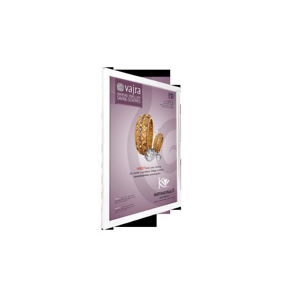 DC12V / 24V Snap Frame LED Light Box , Super Slim LED Menu Advertising Display Board
