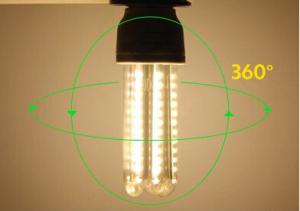 China 2U 3U 4U LED Energy Saving Lights 3W 5W 7W 9W 12W 15W 18W led corn lamps 12V CFL lamps on sale