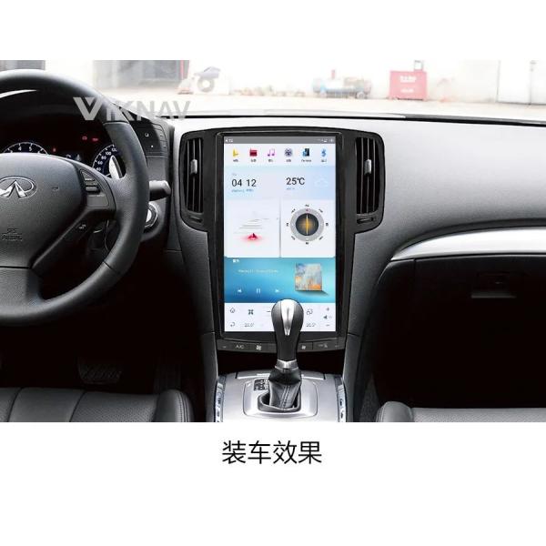 13.6 Inch Car radio For 2010-2013 Infiniti G25 G37 128G Navigation GPS Multimedia DVD Player Android Wireless Carplay 4G