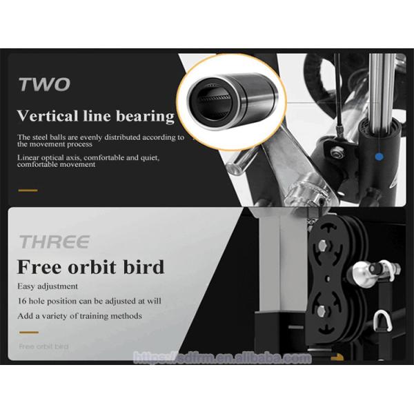 All In One Gym Equipment Indoor Multi Function Smith Machine Chest Arms Shoulder