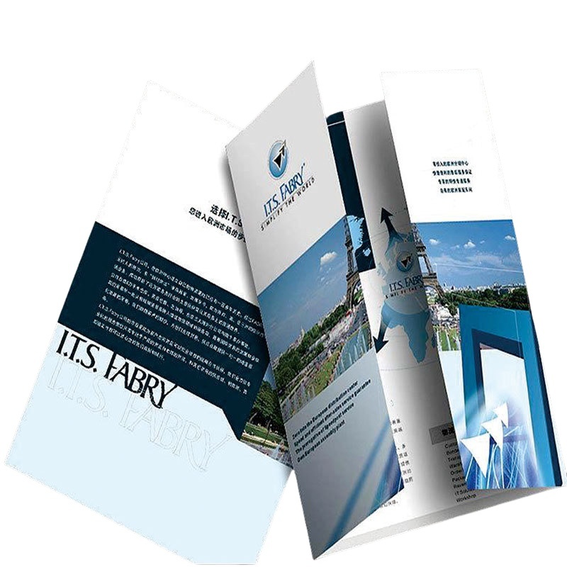 Folding Business Instruction Manual Trifold Custom Brochure Booklet Printing Poster Manual
