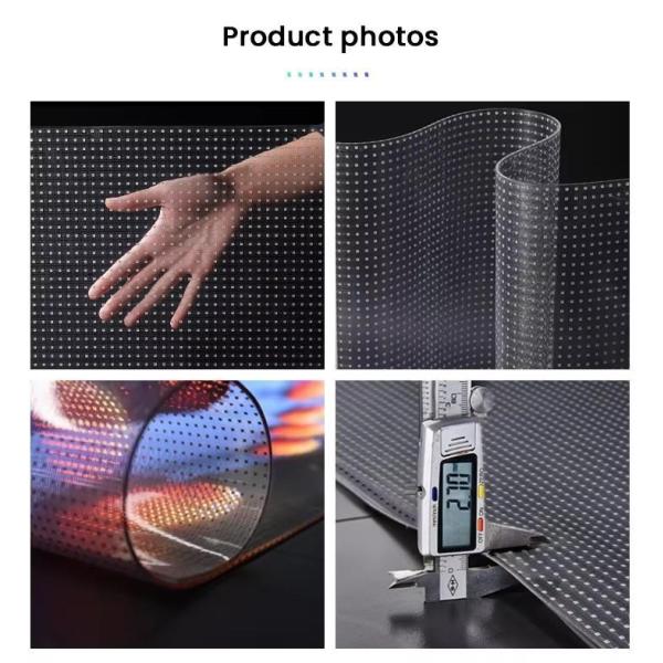Transparent Led Film Display on Window Flexible Transparent Video Wall