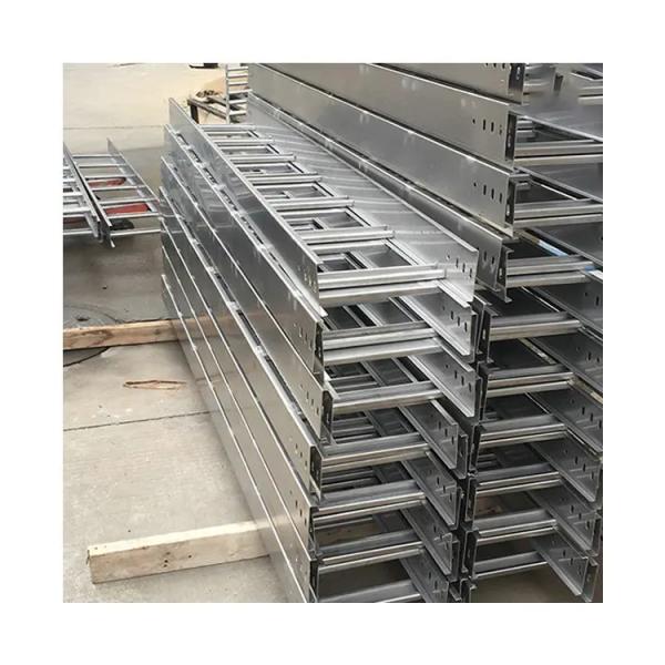 Cable Tray 600Mm 100Mm Hot Dipped Galvanized Cable Ladder Multi Cable Transits