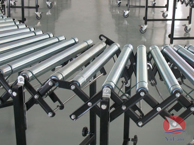 Flexible Expandable Motorized Roller Conveyor,Powered Roller Conveyor