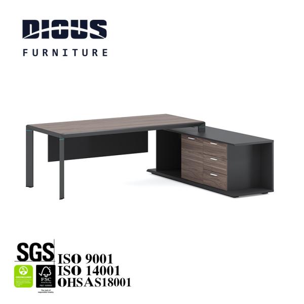 16mm Executive Office Table , Melamine Home Office Table Desk