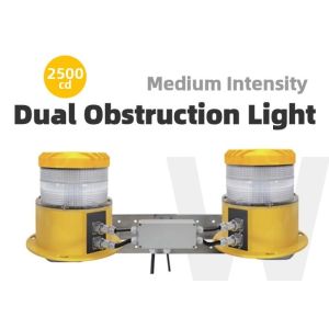 Buy cheap Dual Medium Intensity Building Obstruction Light OM2K FAA product