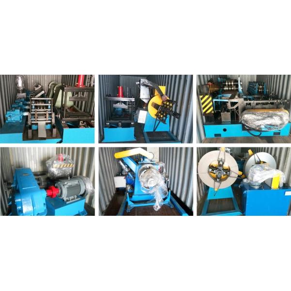 PI PPGI Steel Grain Silo Cold Roll Forming Line Full Automatic PLC Control