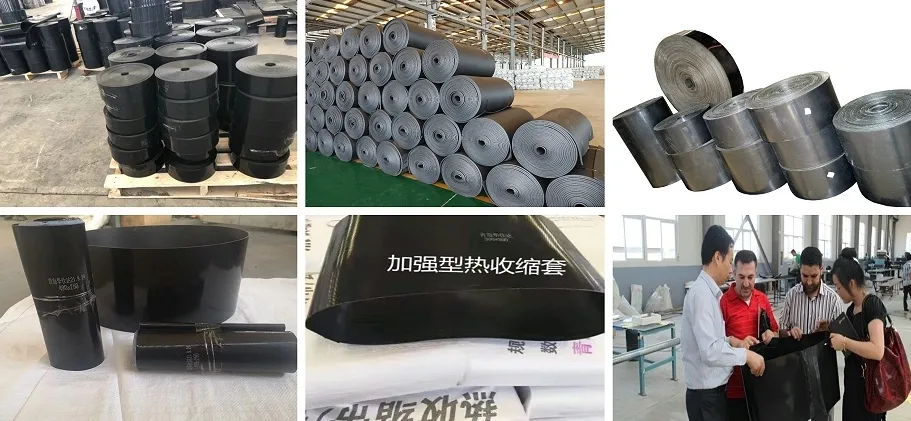 Cross-Linked 3lpe Pipeline Anti-Corrosion Protection Field Joint Wraparound Heat Shrinkable Sleeve