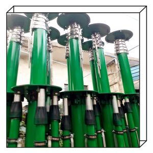 Lightweight 6M 18M Movable Antenna Mast Tower