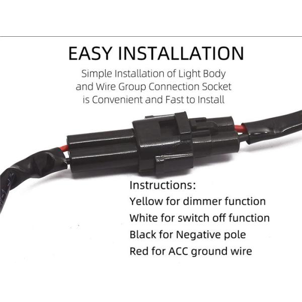 ECE DC Black LED Daytime Running Light Controller