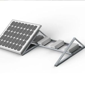 Sleek Solar PV Mounting Brackets Lightweight Windproof Solar Panel Holder