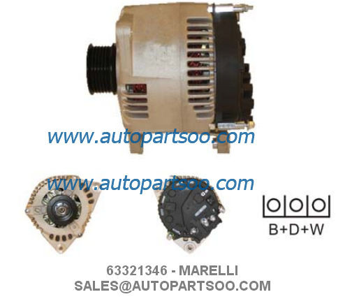 Buy cheap 63321346 943321346 - MARELLI Alternator 12V 100A Alternadores product