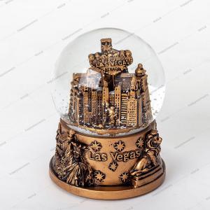 Buy cheap Las Vegas  65mm Souvenir Snow Globe Crystal Globe Ball Glass Building Snowball Miniature Statue of Liberty Life Size product