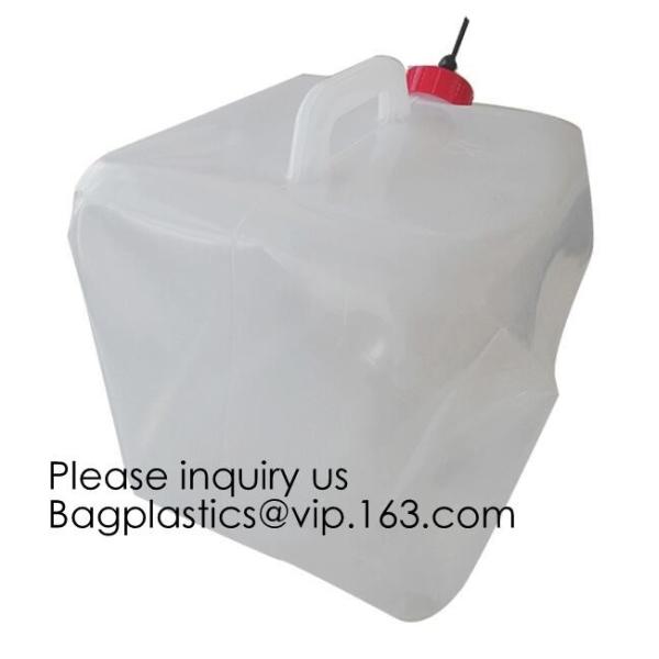Outdoor Camping Hiking 5 Gallon/20L Portable Collapsible Folding Water Bucket drinking water storage bag, bagease, bagpa