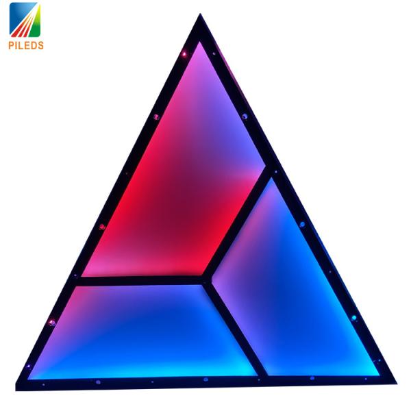 Dream Color RGBIC Programmable Triangle Lamp 12V Addressable DMX LED Panel for Bar Lights Stage Event Disco DJ Night Club Decor