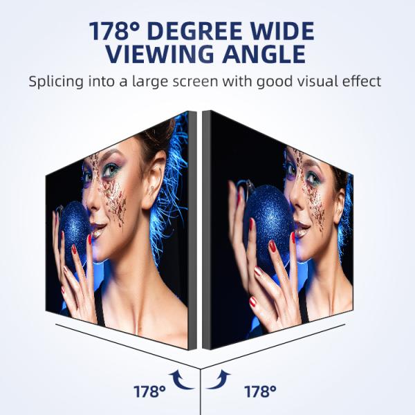Wall Mounted 46 Inch 4K LCD Video Wall Display Seamless AD Player