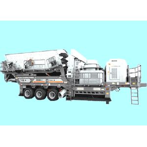 PF1214 Sand Crusher Machine Crawler Mobile Crushing Station 100mm