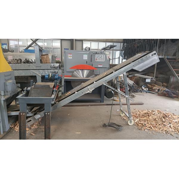 Pallet Grinding Chips Making Machine, Pallet Reclaiming Crusher with magnetic machine
