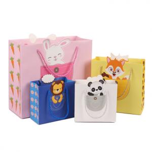Buy cheap CMYK 4 Color Offset Printing Paper Box Bag for Cartoon Cute Animal Gift Shopping product
