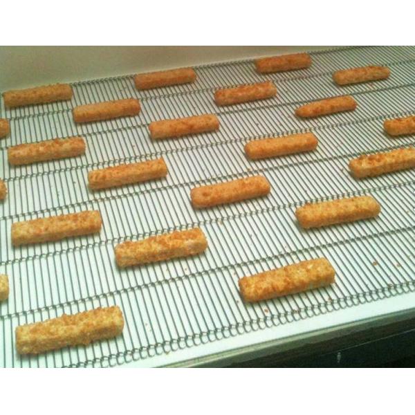 Tortilla Process Oven Stainless Steel Flat Flex Conveyor Belt