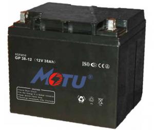 Buy cheap Less Self - Discharging AGM Deep Cycle Battery Black Color For UPS / Solar / Lighting product